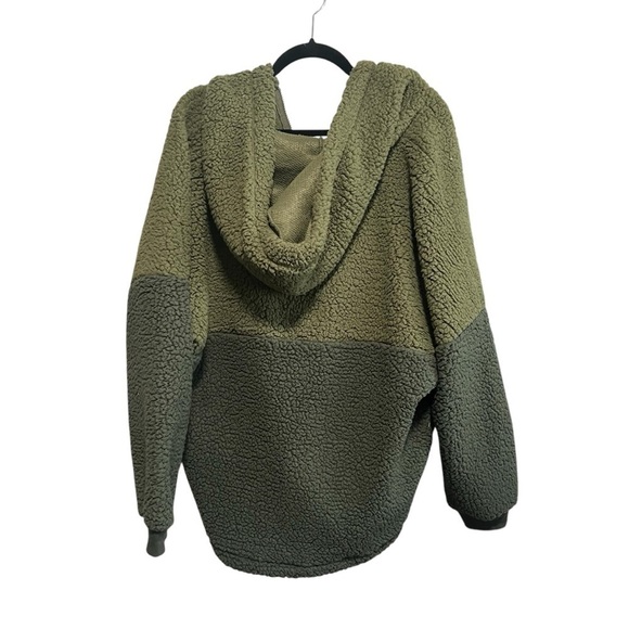 Pink Victoria Secret Sherpa Hoodie Pullover Half Zip Sweater, New with Tags - Picture 5 of 7